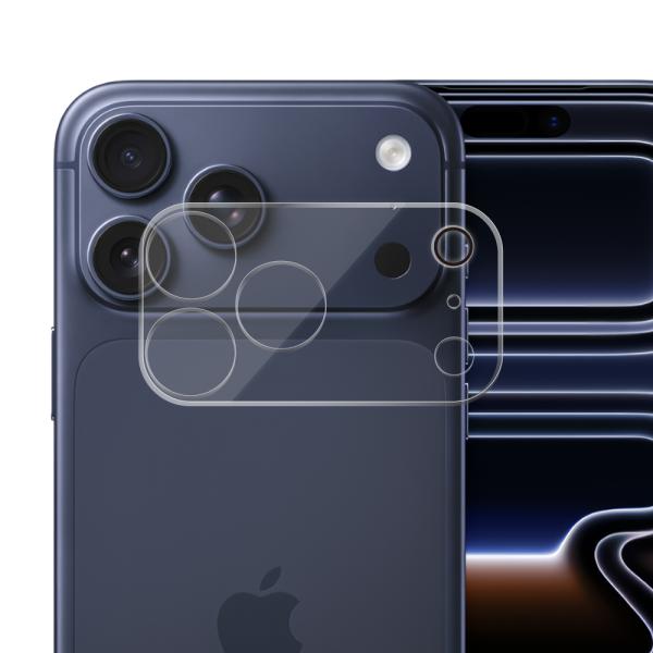 クロスフォレスト iPhone 17 Pro Max 用 3D カメラ保護 ガラスフィルム カメラレ...