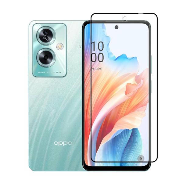 クロスフォレスト OPPO A79 5G 用 アンチグレア 液晶保護 ガラスフィルム