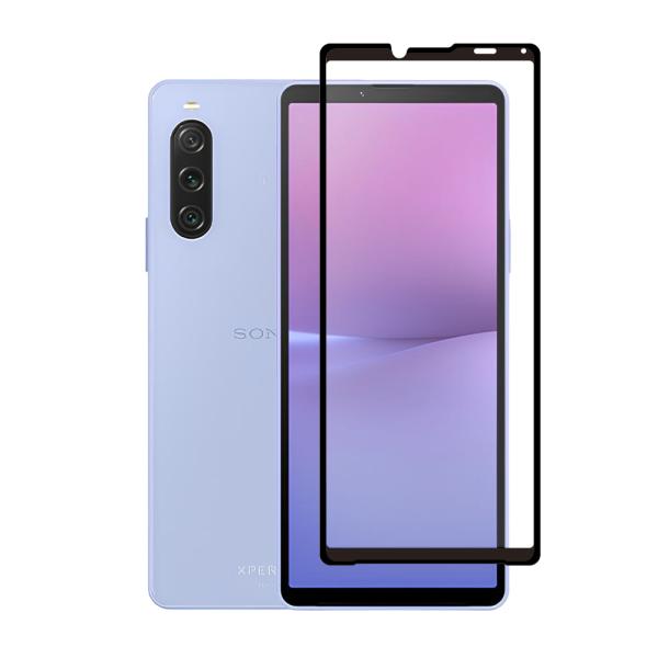 クロスフォレスト XPERIA 10 V 用 アンチグレア 液晶保護 ガラスフィルム