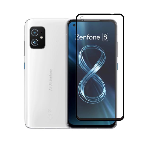 クロスフォレスト Zenfone 8 用 アンチグレア 液晶保護 ガラスフィルム