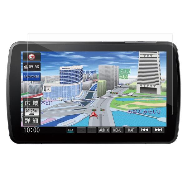クロスフォレスト 9V型 カーナビ用 液晶保護 ガラスフィルム