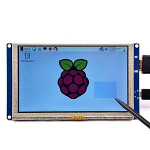 GeeekPi 5インチHDMIモニターLCD抵抗膜方式タッチスクリーン800x480 LCDディスプレイRaspberry Pi 4モデルB