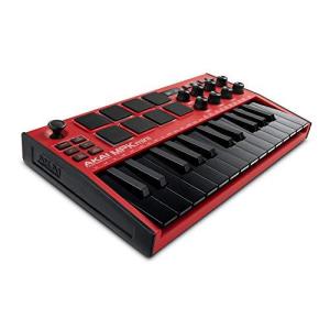 Akai Pro MIDIキーボード 25鍵USB ベロシティ対応8パッド音楽制作ソフト