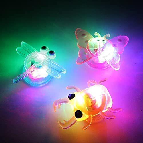 ピカピカ森の生物 24個入り 縁日すくい お風呂遊び 光るおもちゃ お祭り 昆虫 クリスマス 飾り付...