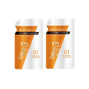 TAKE3 (テイクスリー) コントロールシャンプー スキンケア 詰め替え やさしく保湿 乾燥肌向け...