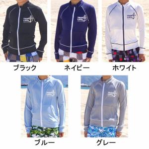 ラッシュガード キッズ 長袖 ジップアップ 水...の詳細画像5