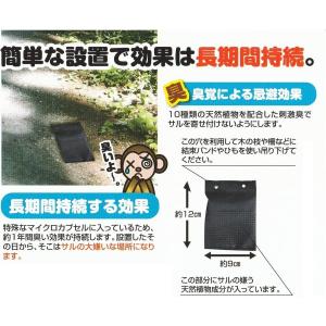 撃退サル 3個入 忌避剤 害獣対策 防獣 プラスリブの詳細画像2