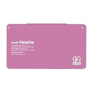 ユニ パレット 色鉛筆880　12色セット　ピンク　K88012CPLT.13　三菱鉛筆(uni) ...