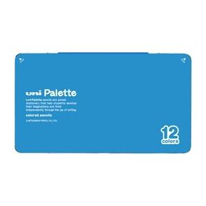 ユニ パレット 色鉛筆880　12色セット 水色　K88012CPLT.8　三菱鉛筆(uni) 専門...