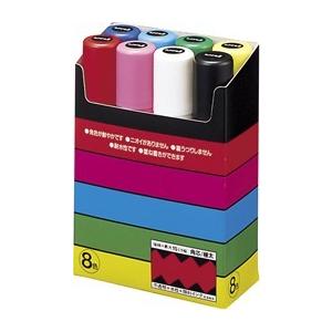 ポスカ ８色セット 極太角芯 品番:PC17K8C 三菱鉛筆(uni) 専門ストア サインペン