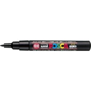 ポスカ 極細 インク色:黒 品番:PC1M.24 三菱鉛筆(uni) 専門ストア サインペン