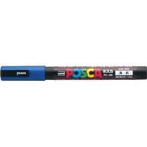 ポスカ 細字丸芯 インク色:青 品番:PC3M.33 三菱鉛筆(uni) 専門ストア サインペン