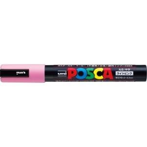 ポスカ 中字丸芯 インク色:ライトピンク 品番:PC5M.51 三菱鉛筆(uni) 専門ストア サインペン