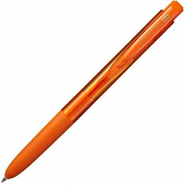 （注文条件:10本単位） ユニボール シグノ RT1 細0.5mm インク色:オレンジ 品番:UMN...