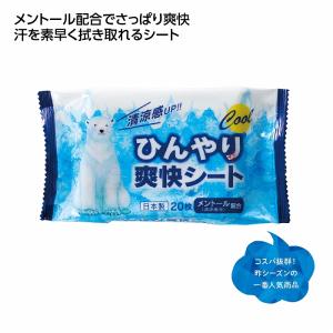 ケース販売・240個単位でご注文下さい　ひんやり爽快シート20枚入　法人様限定商品　送料無料