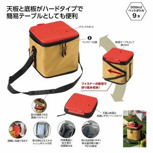 ケース販売・20個以上でご注文下さい(数量未満はストアへ要相談)　キャンプス ハードシェル収納保冷温バッグ　送料無料