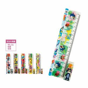 ケース販売・400個以上でご注文下さい(数量未満はストアへ要相談)　キャラクター文具３点セット　送料無料