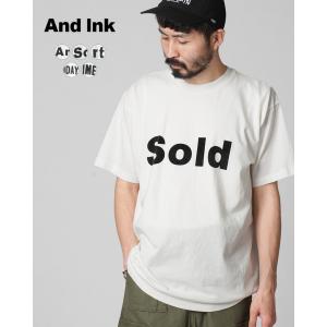 アンドインク And Ink ベーシック ロゴ Tシャツ Basic logo tee 半袖 カットソー モノトーン 白 黒 ユニセックス 2024春夏 Basic logo tee｜crouka