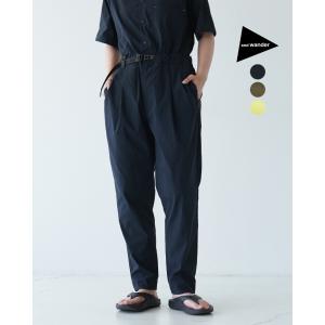 アンドワンダー and wander UVカット ストレッチ パンツ UV cut stretch pants ユニセックス 2024春夏 5744182159｜crouka