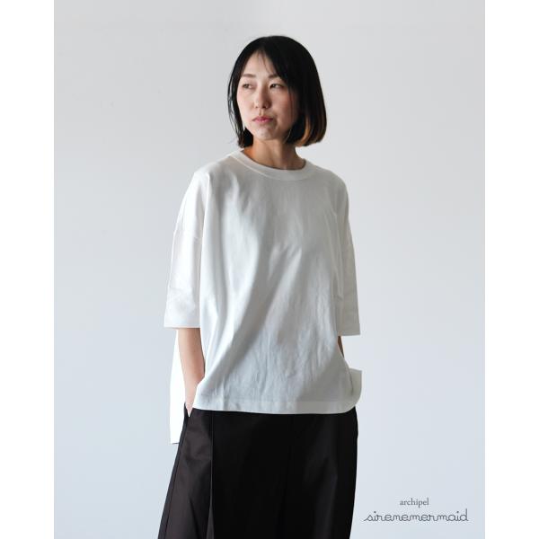 シレーヌマーメイド sirenemermaid Tシャツ ワイドシルエット裾スリットT レディース ...