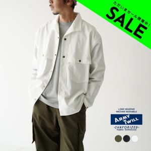 アーミーツイル ARMY TWILL シャツジャケット COTTON POLYESTER PLAIN LOGGER SHIRT JACKET AM-2314004 セール｜crouka