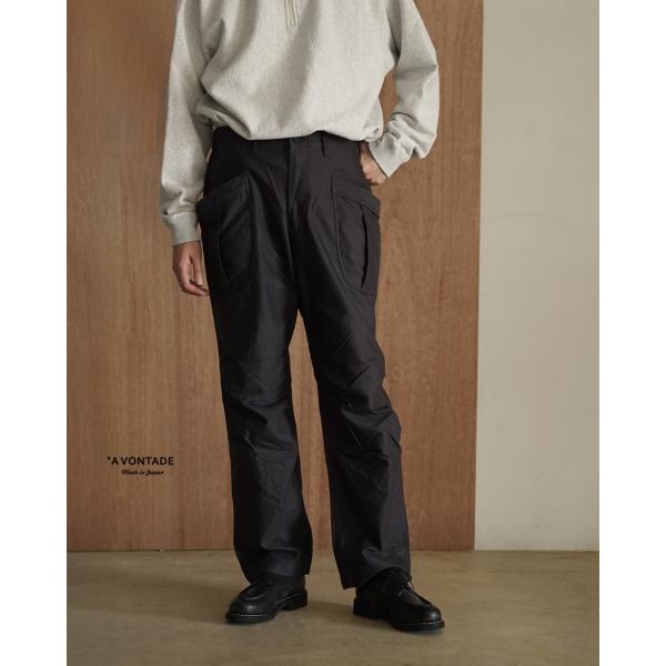 アボンタージ A VONTADE ファティーグパンツ Fatigue Trousers バックサテン...