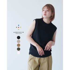 アクシーズクイン モディファイド AXESQUIN-modified- クイックドライ エコ ワッフル スリーブレス Tシャツ ノースリーブ カットソー 2024春夏 321071｜crouka