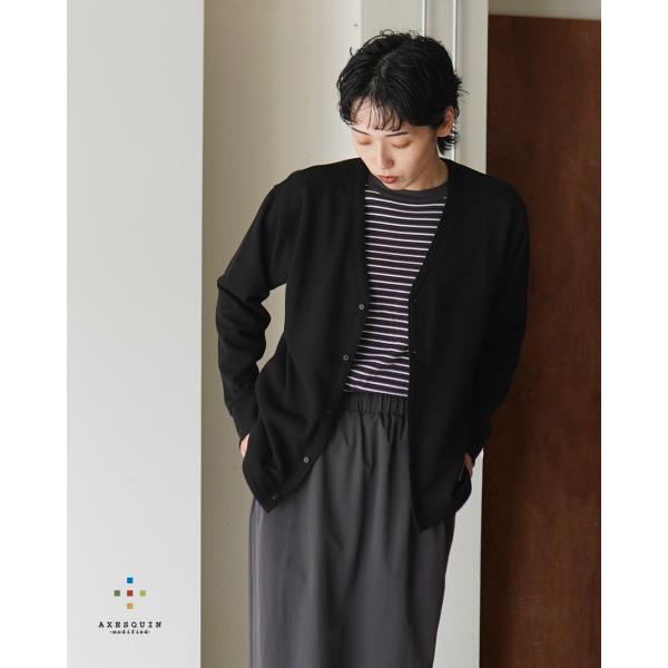 アウトレット！アクシーズクイン AXESQUIN カーディガン クイックドライ エコワッフル カーデ...