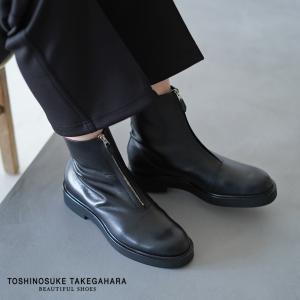 アウトレット ビューティフル シューズ BEAUTIFUL SHOES フロントジップ ブーツ FRONT-ZIP BOOTS レディース 2022秋冬 BSS2234005｜crouka