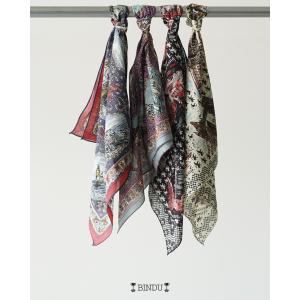 ビンドゥー BINDU バンダナ ハンカチ ユニセックス Bandana uk-series インド綿 ギフト｜Crouka Yahoo!店