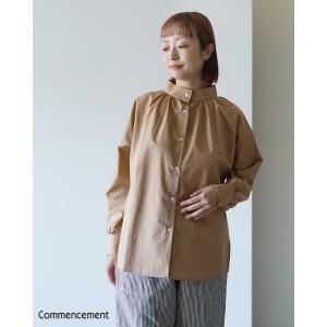 SALE！コメンスメント Commencement スタンドカラー シャツ レディース Stand Shirts C-023