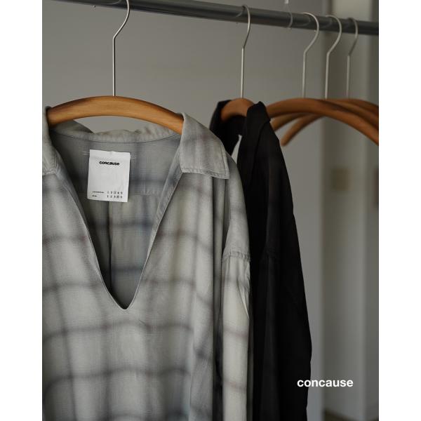 週末限定クーポン対象 コンコース concause スキッパーシャツ メンズ skipper shi...