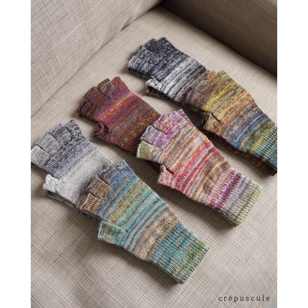 アウトレット！クレプスキュール crepscule 手袋 マルチカラーグローブ Multi Colo...