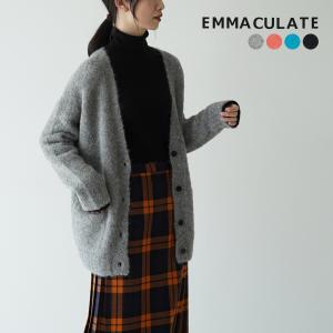 エマキュレイト EMMACULATE Vネック カーディガン レディース 2233K-52109 セール｜crouka