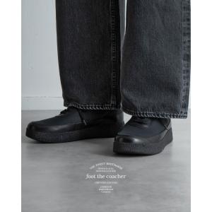 foot the coacher◇DOUBLE LACED/ローカットスニーカー/UK7/ブラック