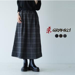 グラミチ GRAMICCI ウールブレンド ロング フレアスカート WOOL BLEND LONG FLARE SKIRT レディース 2021秋冬  GLSK-21F061