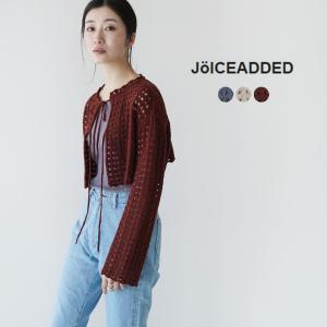 アウトレット ジョイスアディッド/JOICEADDED トライアングル パターン ニット カーディガン/Triangle Pattern Knit Cardigan J231KN02｜crouka