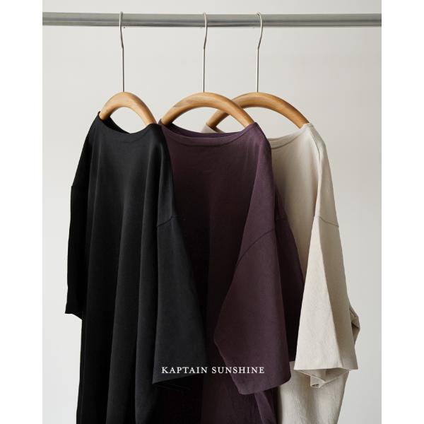 SALE！キャプテンサンシャイン KAPTAIN SUNSHINE Tシャツ 和紙天竺ボートネック ...