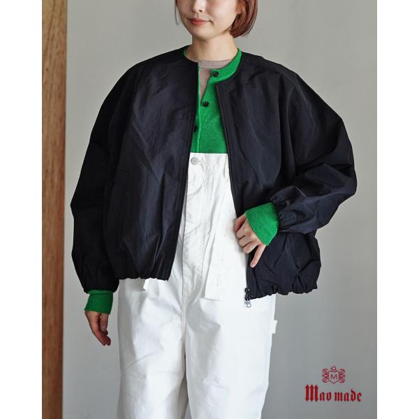 マオメイド mao made ジャケット バルーンシルエット ZIP UP レディース 611308