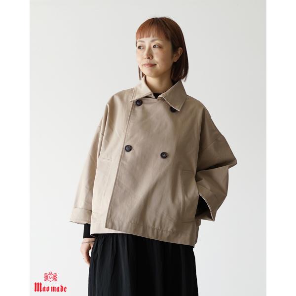 マオメイド maomade ジャケット トレンチ カラージャケット レディース 611316