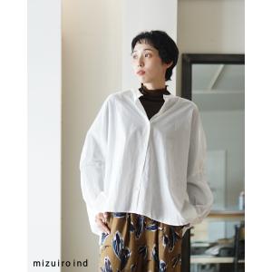 mizuiroind（ミズイロインド） 50ブロード クルーネック バック