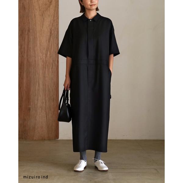 ミズイロインド mizuiro ind ペインター ライク ワンピース レディース painter ...