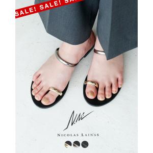 NICOLAS LAINAS 「NICOLAS LAINAS」 フラットサンダル 38