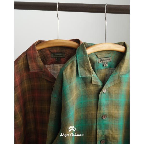 ナイジェル・ケーボン Nigel Cabourn ジャケット フレンチチョアヘンプチェック メンズ ...