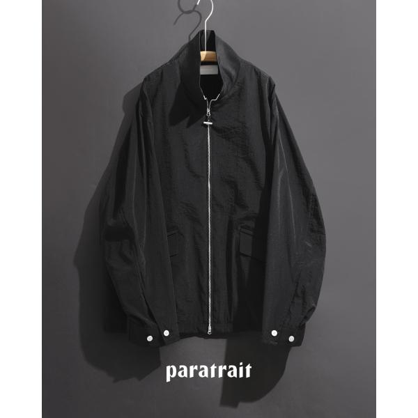 パラトレイト paratrait ジャケット バークスキンブルゾン メンズ BARK SKIN BL...