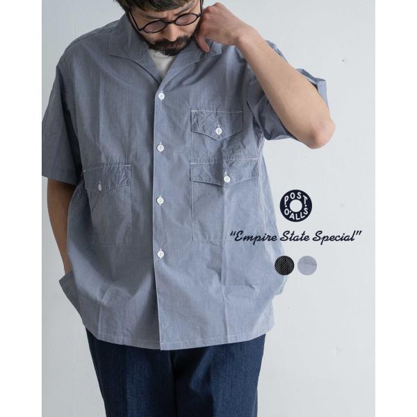ポストオーバーオールズ POSTOVERALLS シャツ タウン & カントリー 2 メンズ Tow...