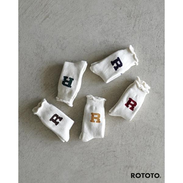 ロトト ROTOTO 靴下 ラフィー スウェットソックス R ロゴ ユニセックス RAFFY SWE...