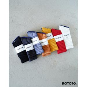 ロトト ROTOTO ルーズ パイル クルー ソックス LOOS PILE