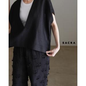 SACRA（サクラ） 半袖シャツ レデイ―ス クロップドシャツ 126208071