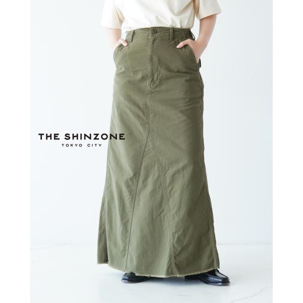 シンゾーン THE SHINZONE ウォッシュド ベイカー スカート WASHED BAKER S...